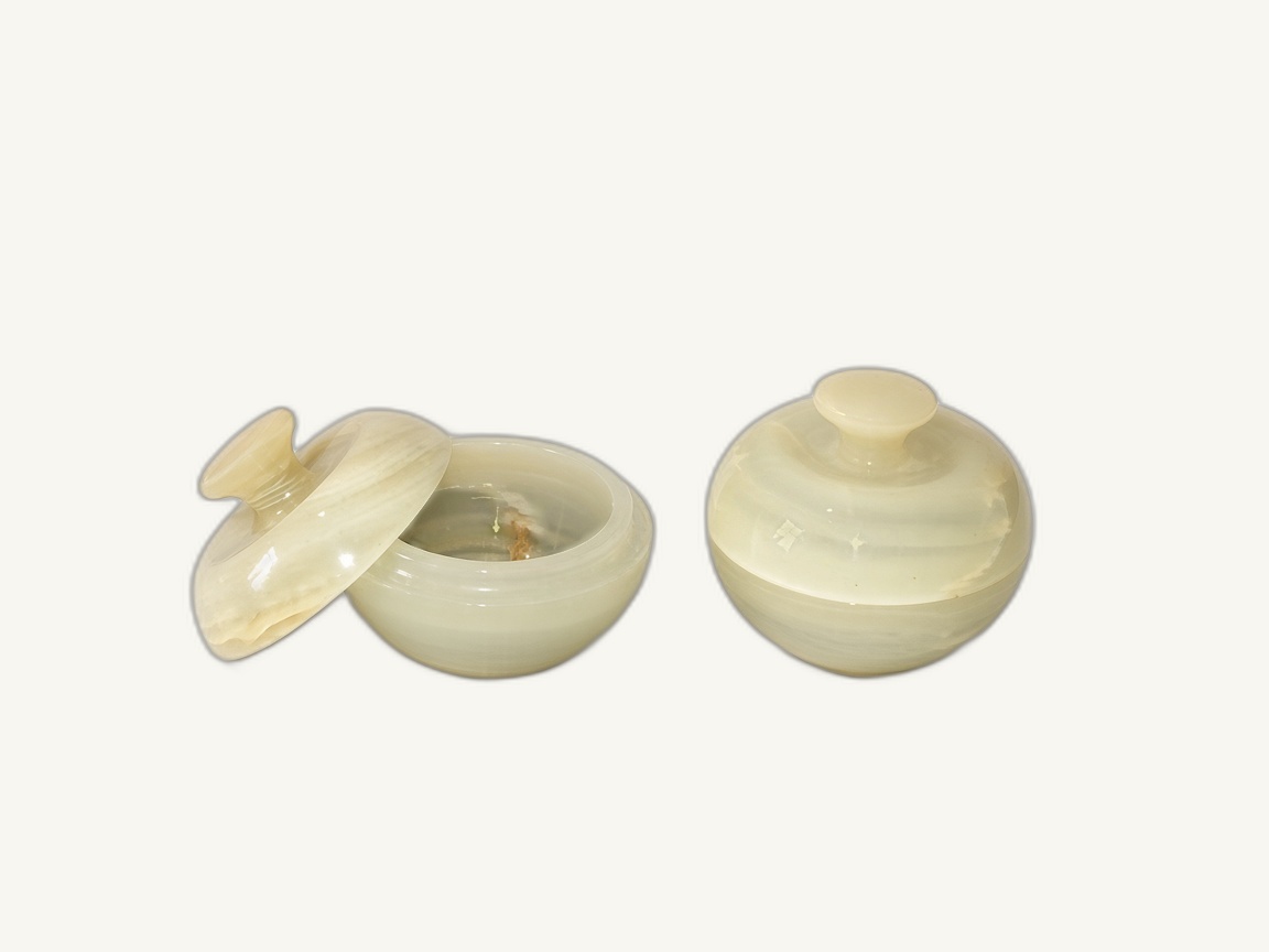 Apple Candy Onyx Stone - handcrafted natural onyx from Pakistan - Pak Expo