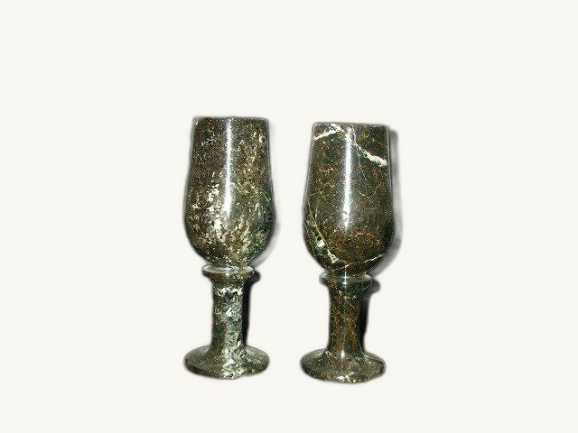 Champagne Black Glass 3x8 Inch | Pakistani Onyx & Marble Handicraft | Pak Expo