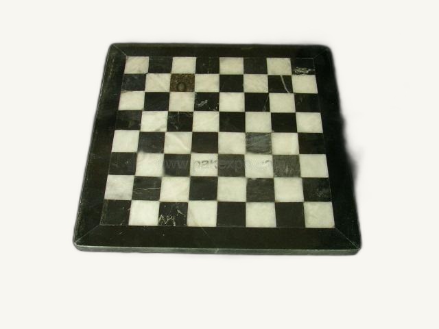 Marble Stone Chess 2 - handcrafted natural marble from Pakistan - Pak Expo