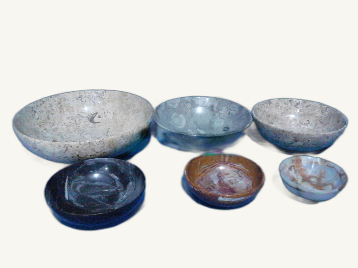 Mix Stone Bowls | Pakistani Onyx & Marble Handicraft | Pak Expo