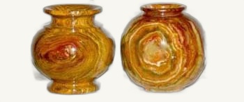Multi Stone Pot - handcrafted natural stone from Pakistan - Pak Expo