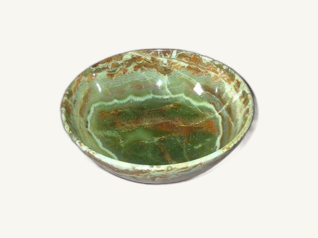 Onyx Green Bowl | Pakistani Onyx & Marble Handicraft | Pak Expo