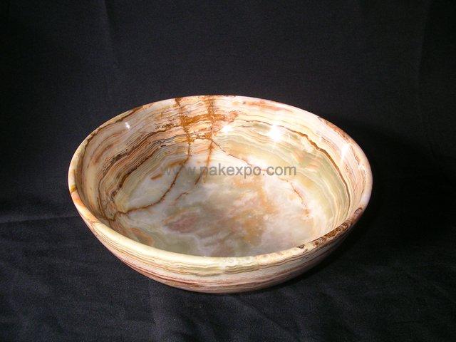 Onyx Marble Bowl 5 | Pakistani Onyx & Marble Handicraft | Pak Expo