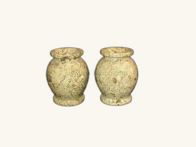 Small Onyx Pot - handcrafted natural onyx from Pakistan - Pak Expo