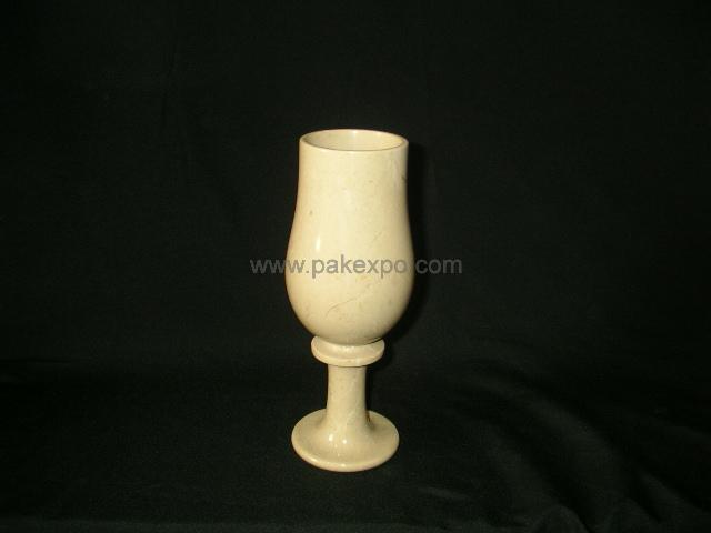 Champagne Glass 1 | Pakistani Onyx & Marble Handicraft | Pak Expo