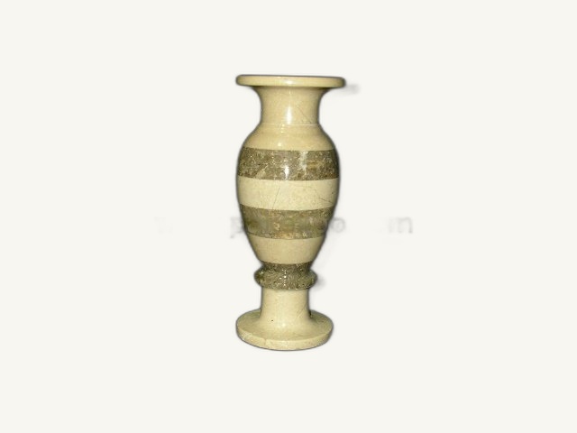 Patchwork Vase No. 0022 | Pakistani Onyx & Marble Handicraft | Pak Expo