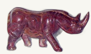 Rhino Animal Figure item 0089 – Pakistani onyx marble by Pak Expo