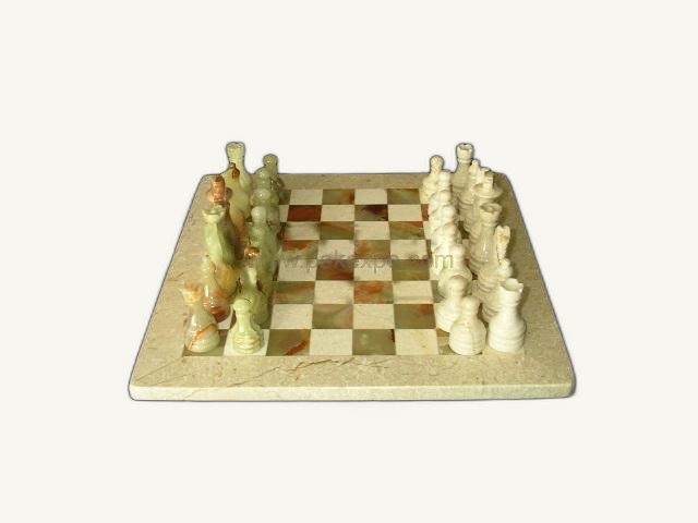 Marble Chess Set item 0142 – Pakistani onyx marble by Pak Expo