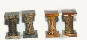 Pedestal Stand Handicraft item 0319 – Pakistani onyx marble by Pak Expo