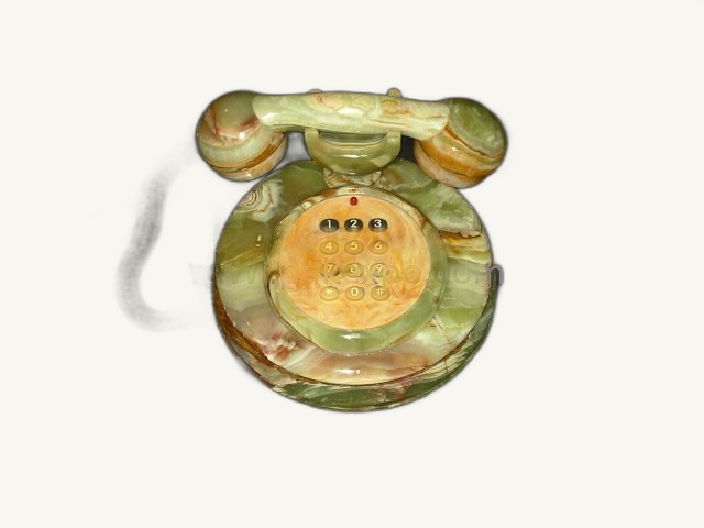Telephone Onyx 7 Handicraft item 0302 – Pakistani onyx marble by Pak Expo
