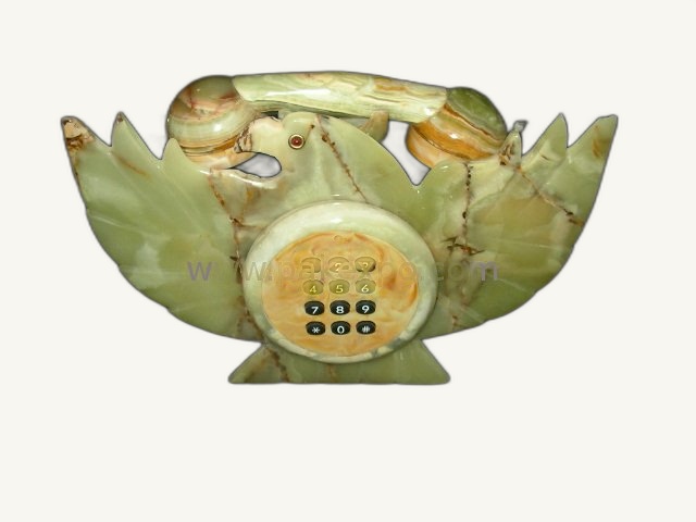 Telephone Plain Handicraft item 0304 – Pakistani onyx marble by Pak Expo