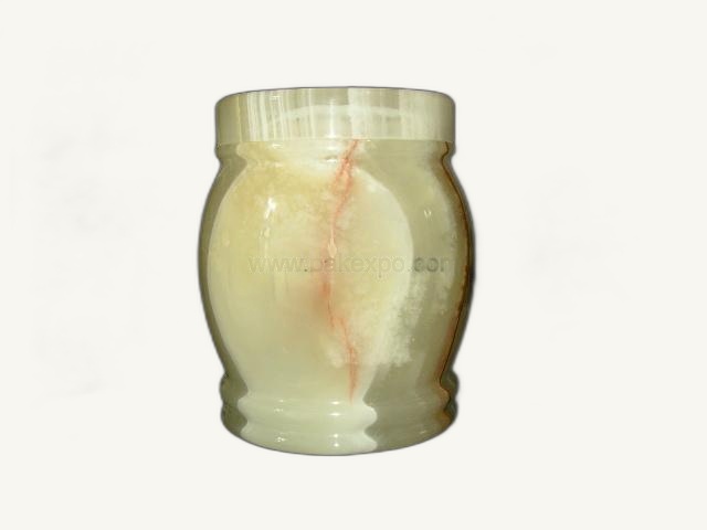 Urn Onyx Jar Handicraft item 0238 – Pakistani onyx marble by Pak Expo
