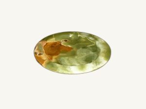 Green Plate - handcrafted natural stone from Pakistan - Pak Expo