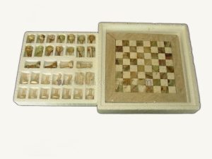 Marble Stone Chess 11 - handcrafted natural marble from Pakistan - Pak Expo