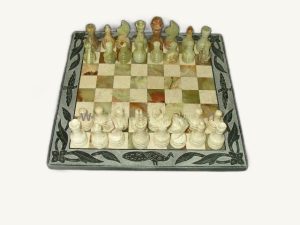 Marble Stone Chess 4 - handcrafted natural marble from Pakistan - Pak Expo