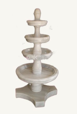 Marble Stone Fountain - handcrafted natural marble from Pakistan - Pak Expo