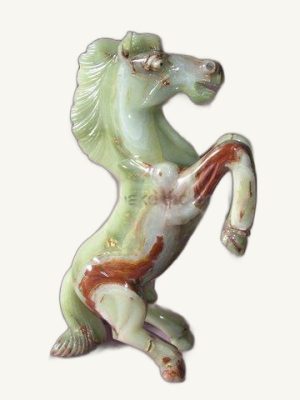 Onyx Fancy Horse - handcrafted natural onyx from Pakistan - Pak Expo