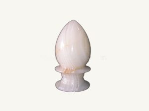 Onyx Lamp White - handcrafted natural onyx from Pakistan - Pak Expo