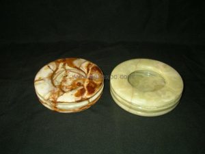 Onyx Ring Ashtray - handcrafted natural onyx from Pakistan - Pak Expo