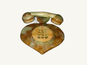 Onyx Telephone 4 - handcrafted natural onyx from Pakistan - Pak Expo