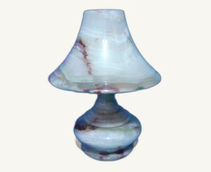 Onyx Lamp Style 2 - handcrafted natural onyx from Pakistan - Pak Expo