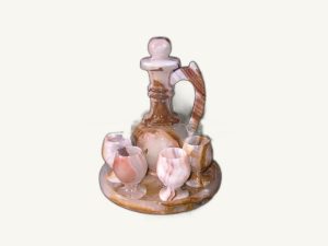Kawa Set No. 0033 - handcrafted natural stone from Pakistan - Pak Expo