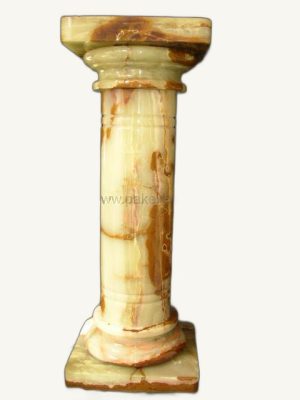 Pedestal Stand 36 Inch - handcrafted natural stone from Pakistan - Pak Expo