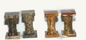 Pedestal Stand - handcrafted natural stone from Pakistan - Pak Expo