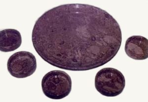 Plate - handcrafted natural stone from Pakistan - Pak Expo