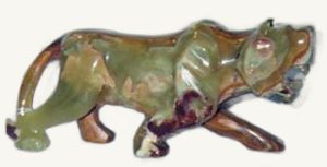 Tiger Animal - handcrafted natural stone from Pakistan - Pak Expo
